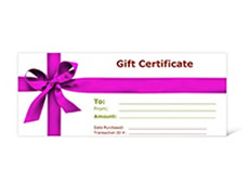 Gift certificates printing Winnipeg | Print Factory